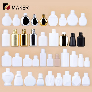 3ml 5ml 8ml 10ml 12ml 15ml OEM ODM Custom Plastic HDPE PE Empty Cosmetic Eyelash Extension Glue Bottle With Aluminium Cap