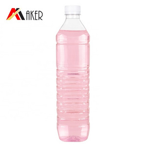 Wholesale disposable food grade empty plastic juice soda mineral water bottle with tamper proof Cap