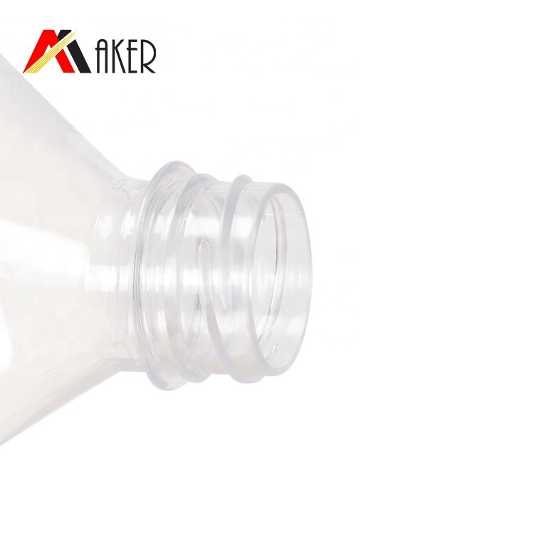 Wholesale disposable food grade empty plastic juice soda mineral water bottle with tamper proof Cap