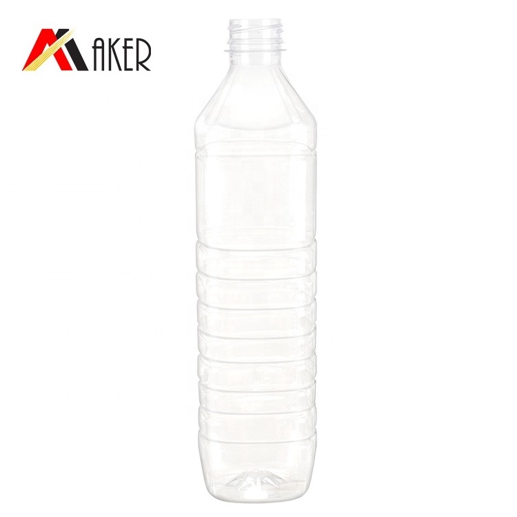 Wholesale disposable food grade empty plastic juice soda mineral water bottle with tamper proof Cap