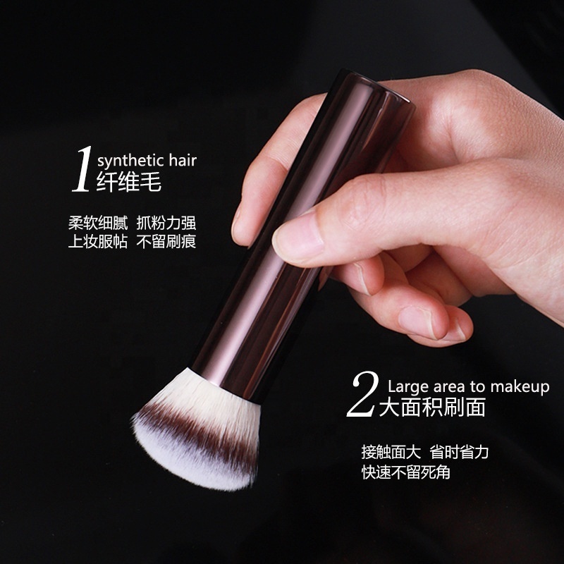 High End Popular Angled Foundation Makeup Brush Angled Hourglass Single Makeup Brushes