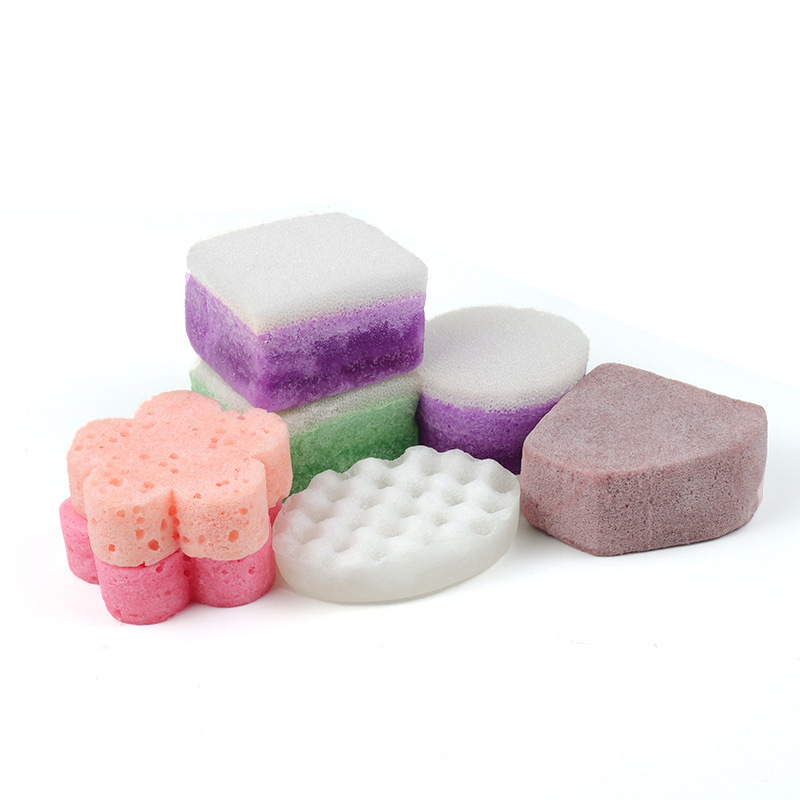 Factory OEM Private Label Infused Soap Sponges Light Exfoliating Body Scrub Bath Brushes Shower Soap Sponge Belt Private Label