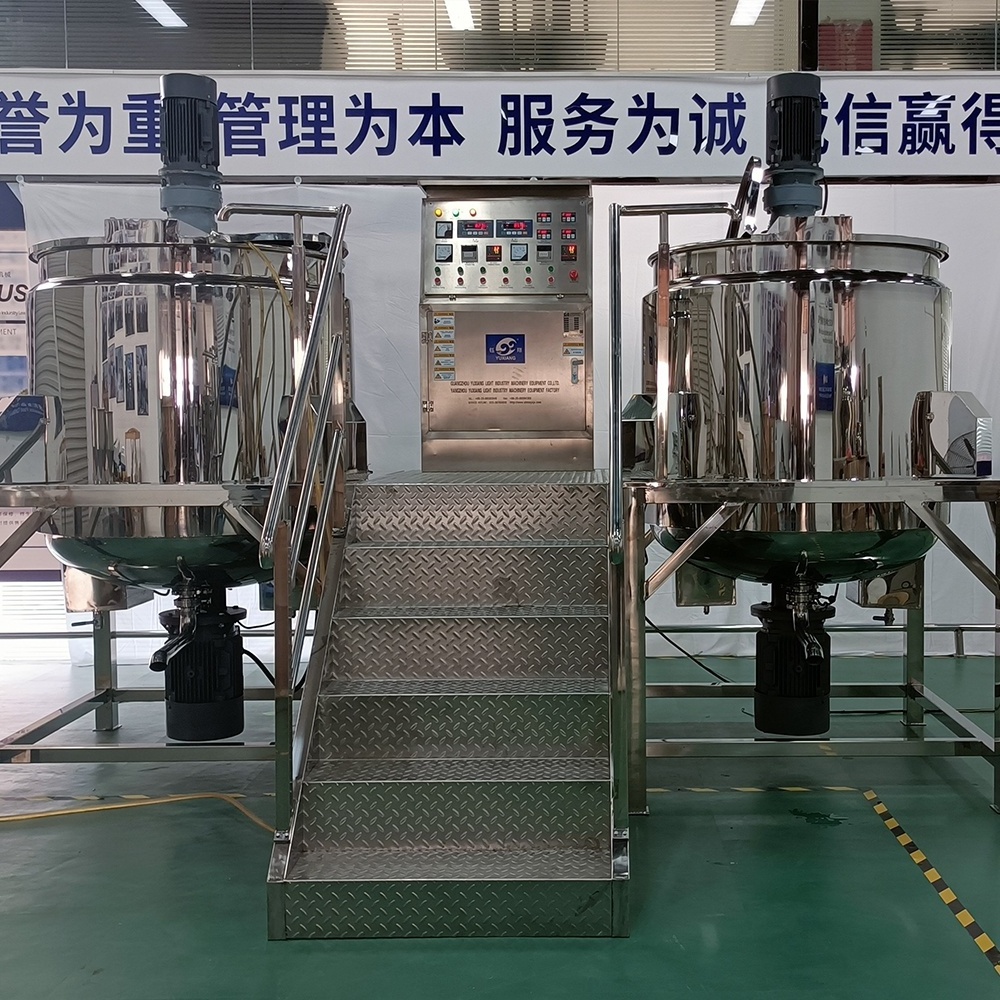 Yuxiang 500L Liquid Chemical Mixer Gel Mixer Equipment Mixing Tank Blending Machine Liquid Soap Making Machine