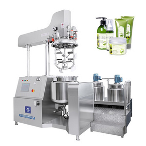 Cosmetics Manufacturing Industrial Emulsifier Snail Slime Vacuum Homogenizer Mixer Beauty Cream Toothpaste Making Machine