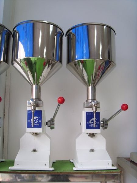 high quality multi functional filler ointment cosmetic manual filling machine