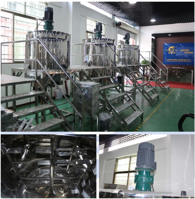 Yuxiang 500L Liquid Chemical Mixer Gel Mixer Equipment Mixing Tank Blending Machine Liquid Soap Making Machine