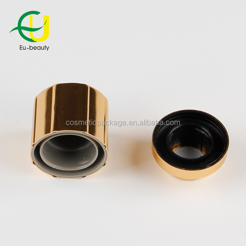 aluminum cap with aluminum collar and metal weight for perfume