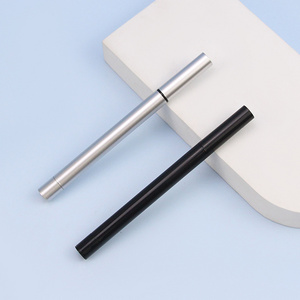 Sample free customize empty liquid eyeliner pencil tube eye liner pen packaging container case with brush applicator