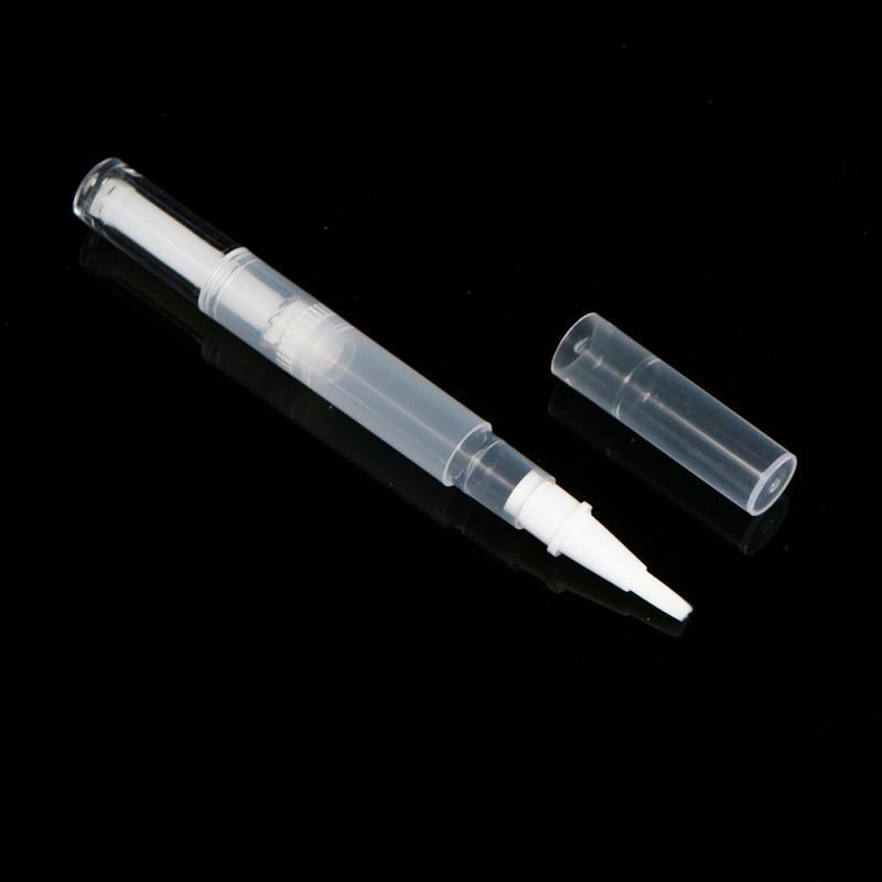 Custom Label Clear Black Pink Cosmetic Twist Pen Packaging Container 2Ml Plastic Nail Oil Tube Cuticle Oil Pen