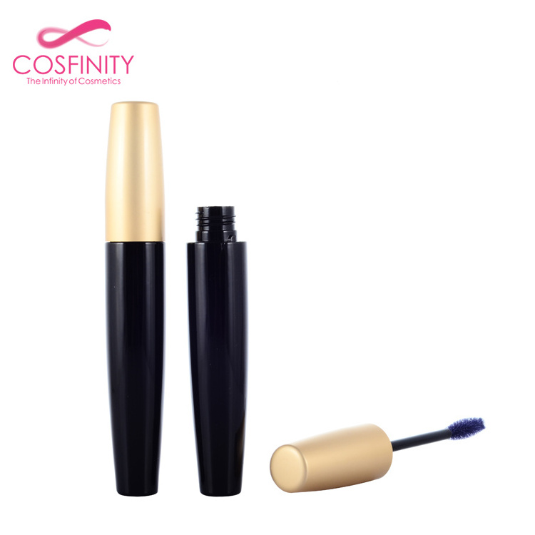 Cosfinity new transparent pink glass empty mascara tube, wholesale mascara packaging tube bottles