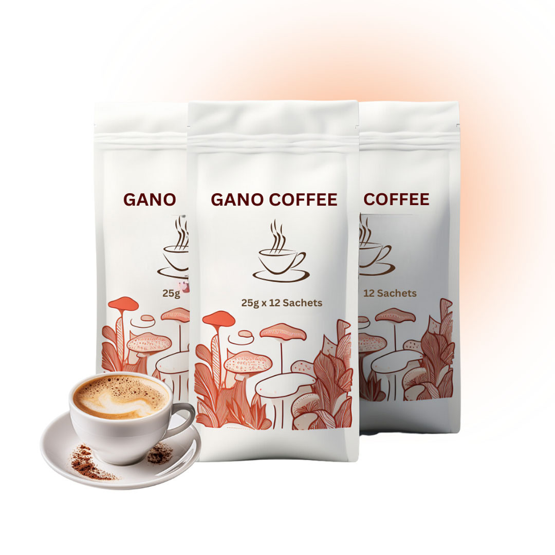 Malaysia Manufacturer High Quality 3 in 1 Instant Ganoderma Coffee for Energy Boost Cafe Reishi Mushroom  Convenience Packet