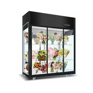 flower display freezers upright refrigerator 3 door refrigerated display cabinets used flower fridge