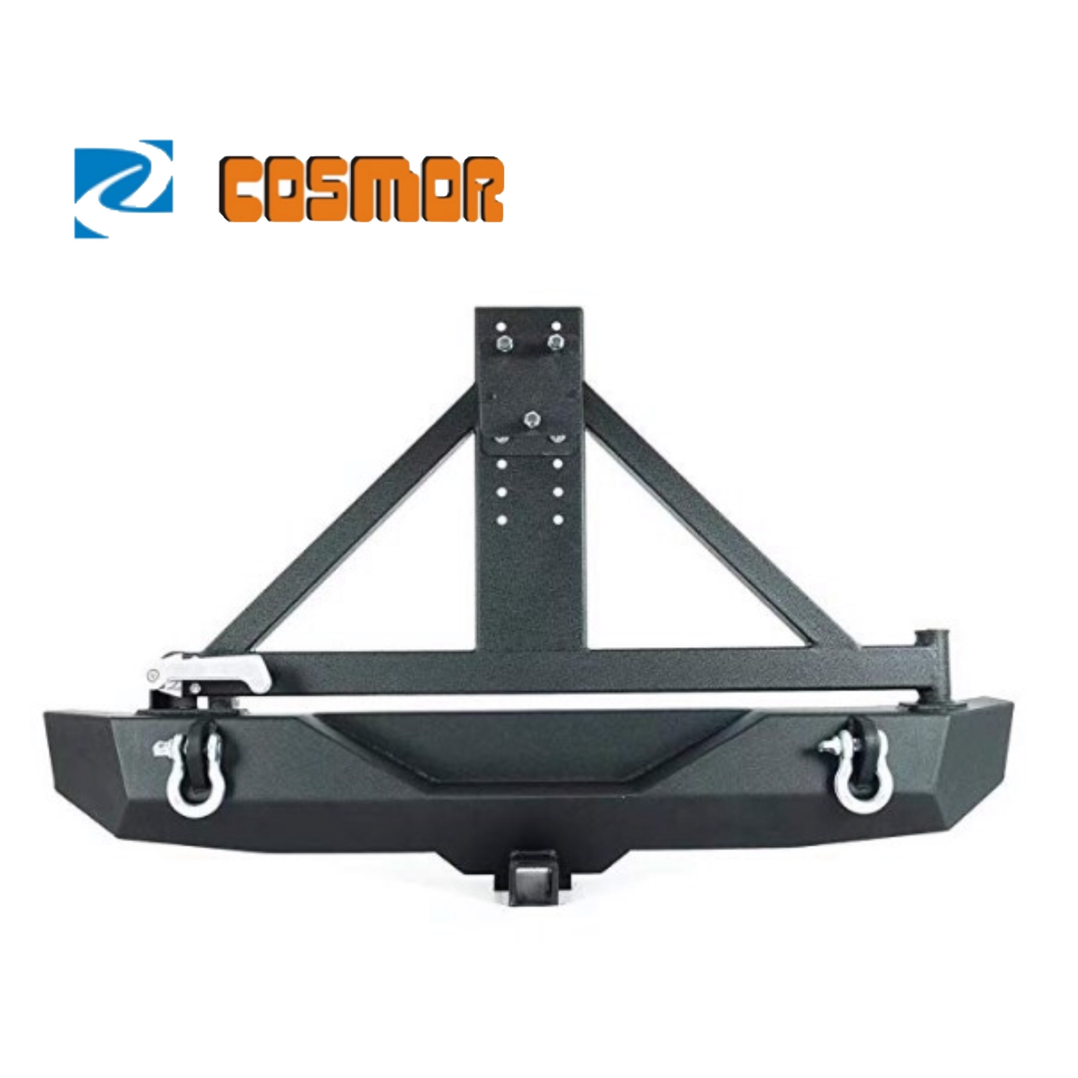 Offroad Rear Bumper with Tire Carrier for Jeep Wrangler