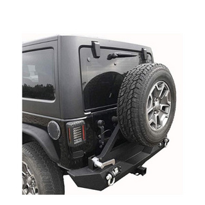 Offroad Rear Bumper with Tire Carrier for Jeep Wrangler