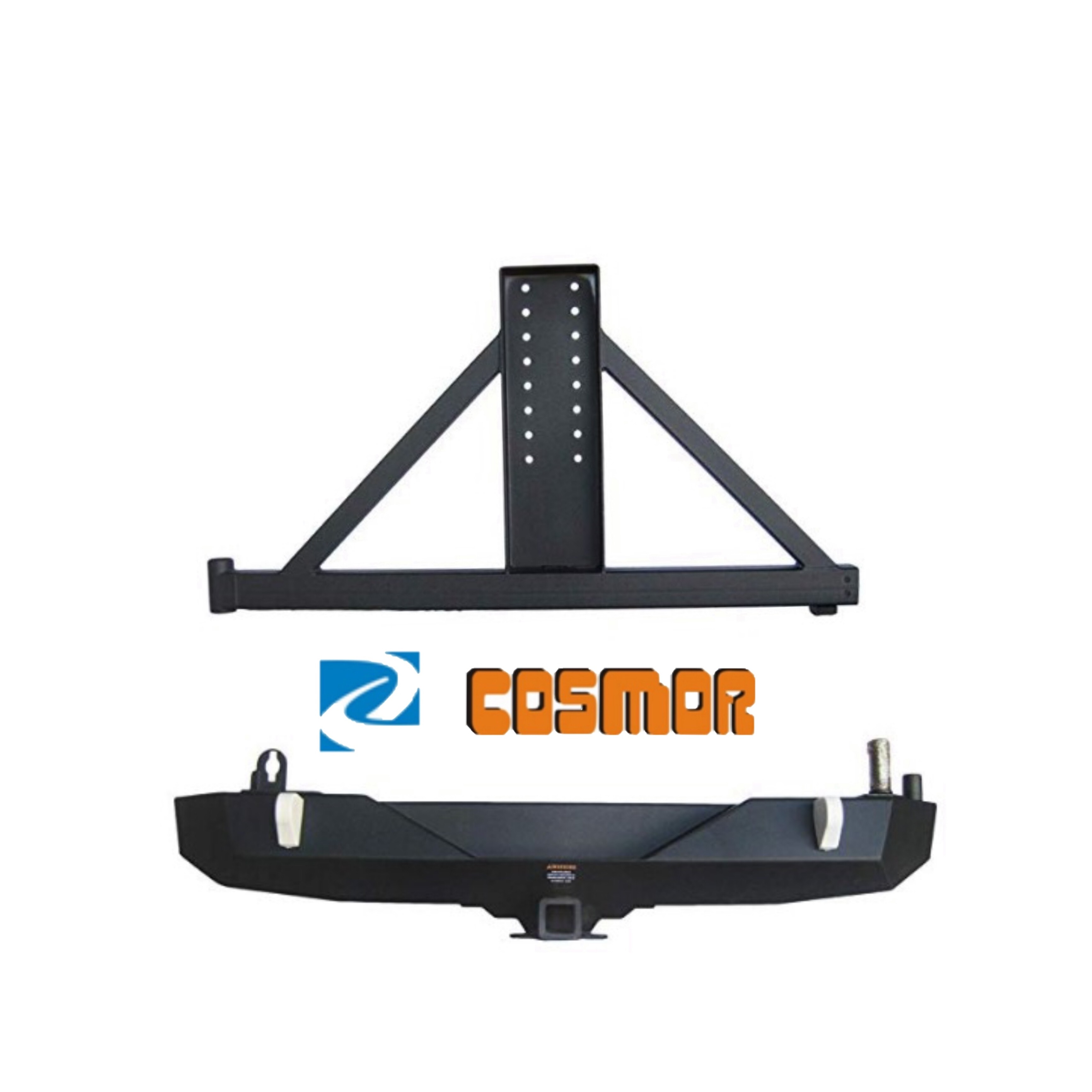 Offroad Rear Bumper with Tire Carrier for Jeep Wrangler