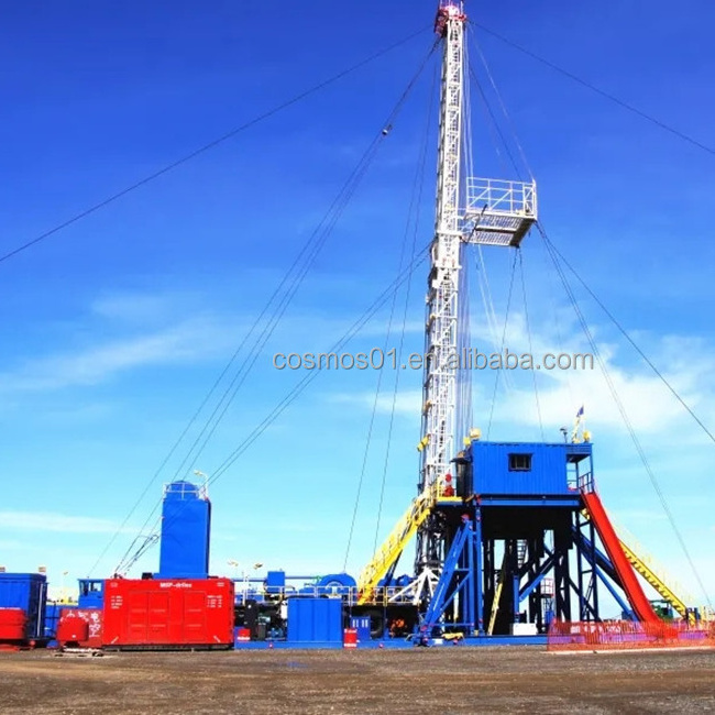 Skid mounted drilling platform equipment for oil and gas extraction land drilling rigs oil rig