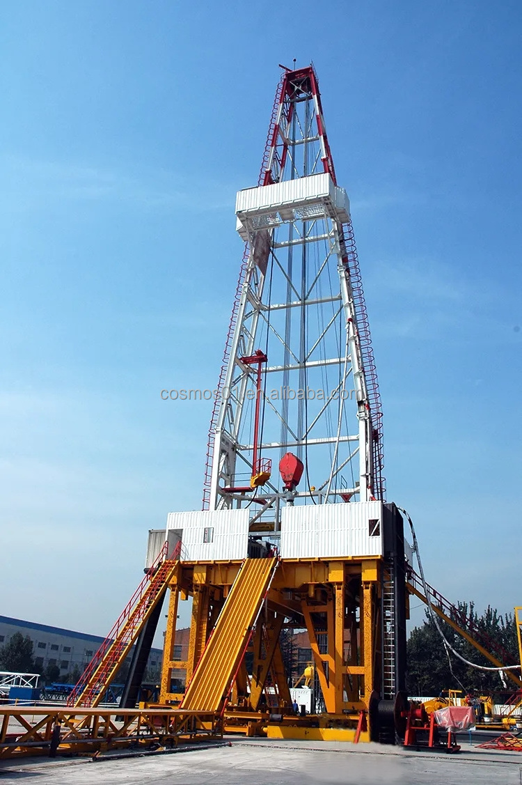 Skid mounted drilling platform equipment for oil and gas extraction land drilling rigs oil rig