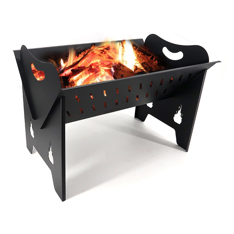 Portable Easily Assembled Customized Round Shape Steel Fire Pit Bowls Wood Burning Outdoor Garden Brazier Firepit