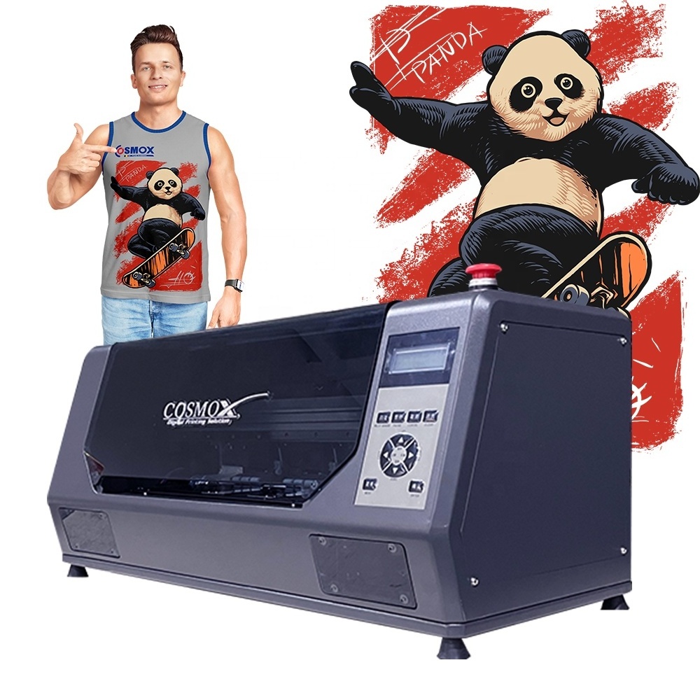 New Model 2 Eps XP600 / i1600 DTF Printer A3 PET Film Printer T-shirt DTF Printing Machine with Shaking Powder Machine optional