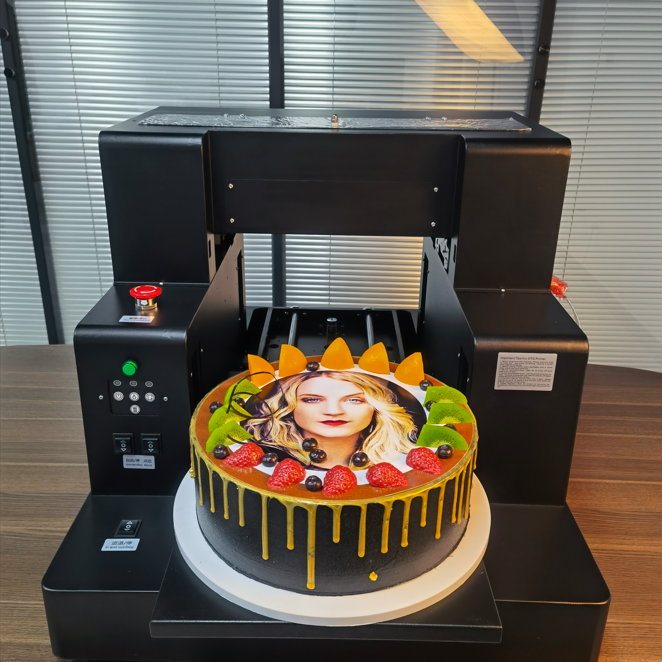 Food Printer Automatic Biscuit Food Printer Edible Ink Cartridge 3d Cake Foam Coffee Printer