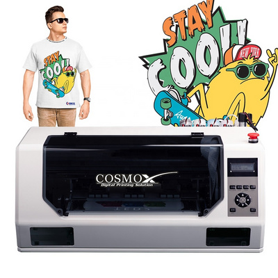 New Model 2 Eps XP600 / i1600 DTF Printer A3 PET Film Printer T-shirt DTF Printing Machine with Shaking Powder Machine optional