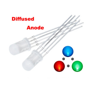 5mm RGB LED Common Anode 4pin Round Diffused LED Diode Red Green Blue RGB LED