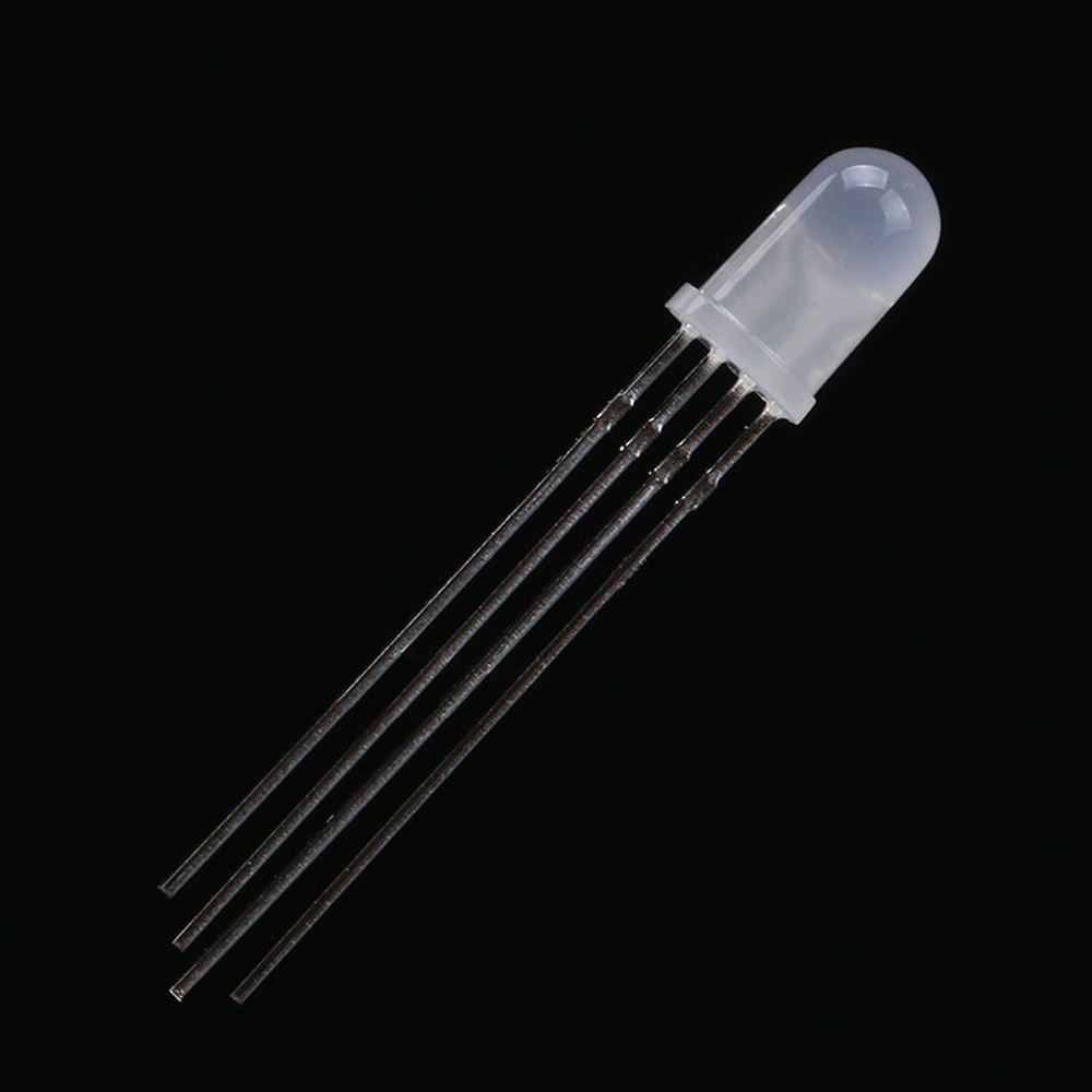 5mm RGB LED Common Anode 4pin Round Diffused LED Diode Red Green Blue RGB LED