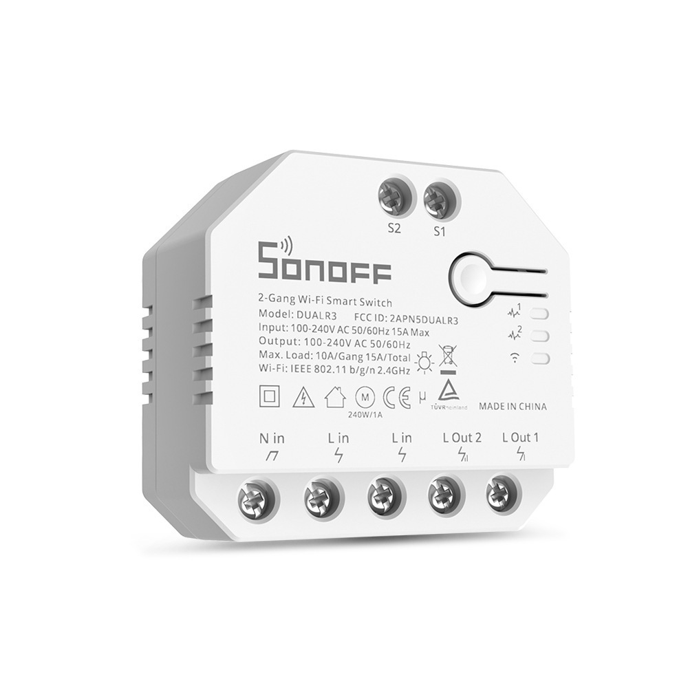 SONOFF DUAL R3 Smart WIFI Switch 2 Gang Dual Relay Module Control