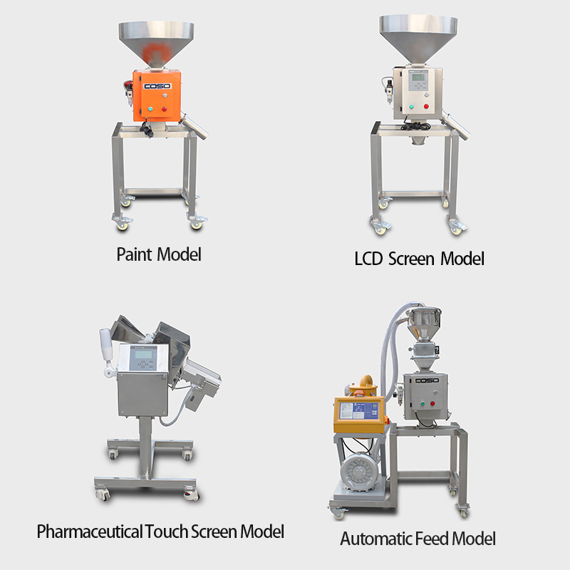 Food Metal Detector Gravity Free Fall Metal Separator For Pipeline Plastic Food Industry