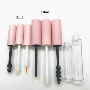 1.5ml 5ml 10ml Pink Clear Lipgloss Packaging Cosmetic Mascara Tube Private Label Eyeliner Tube Empty Lip Gloss Bottles