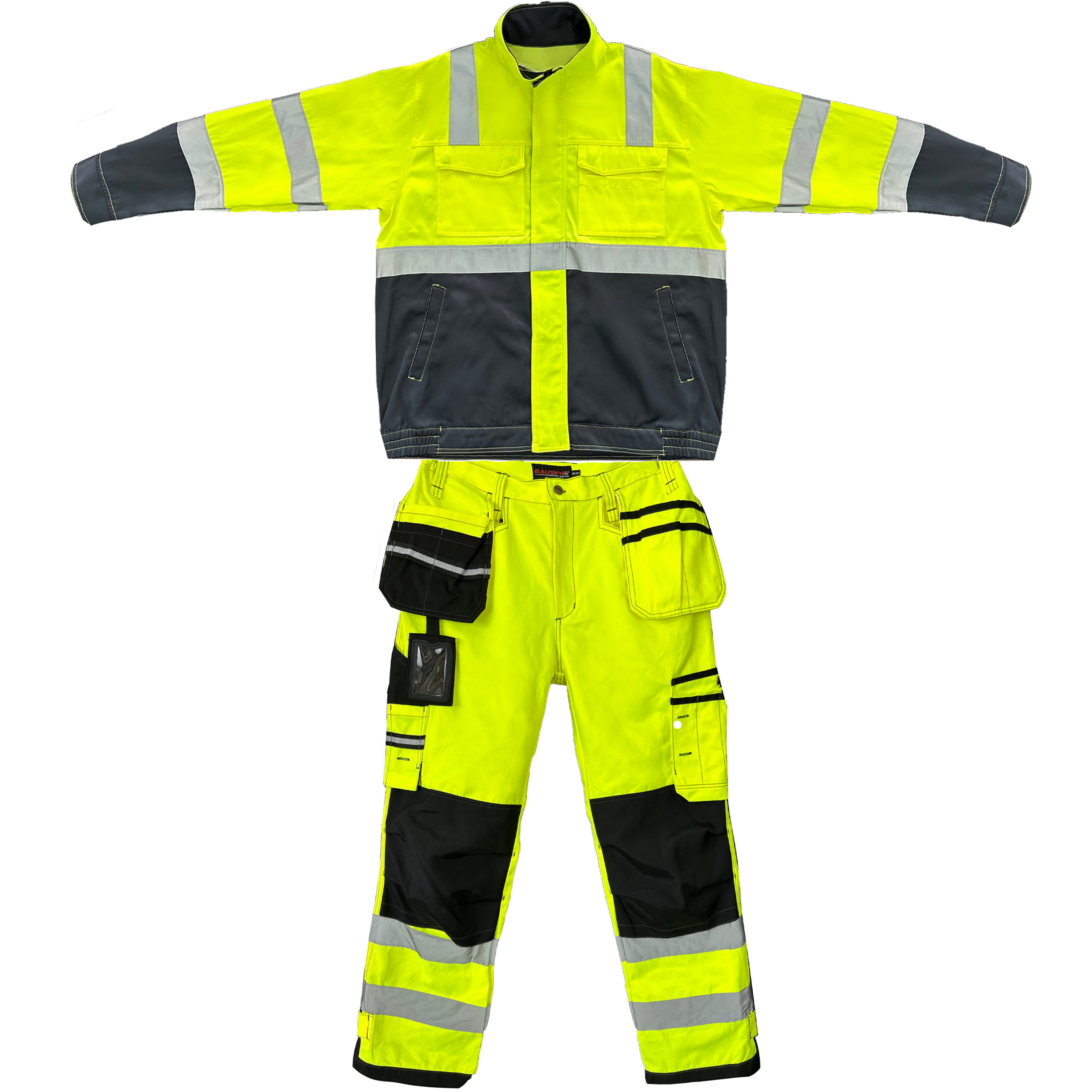 Factory Supply High Vis Mechanic Work Wear Oil And Gas Mining Industrial Engineering Safety Workwear Uniform