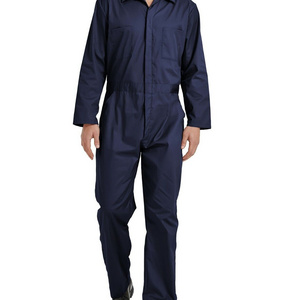 unisex Car Repair Durable Construction worker clothes One Piece work uniform turn down collar jumpsuits