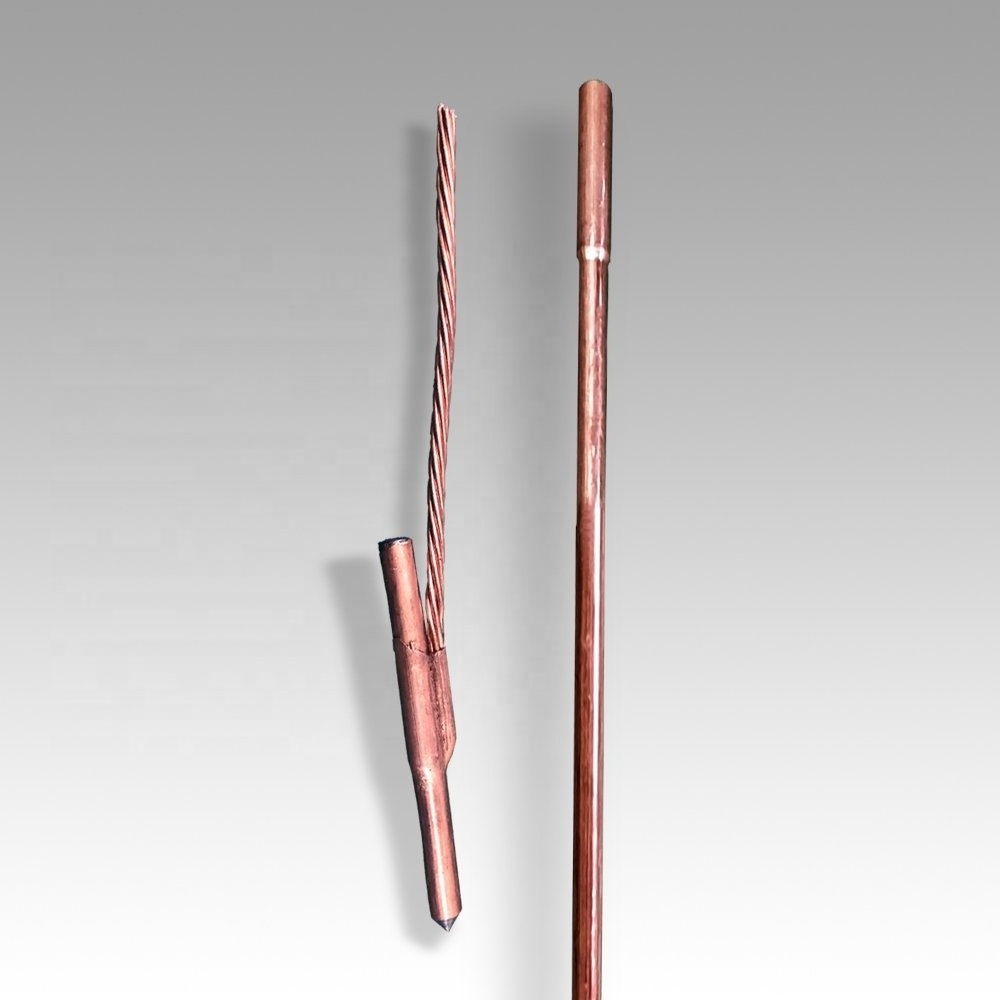 Top Selling Copper Pipe Costal Non-alloy Copper Bonded Ground Rods Weldable and Brazable Excellent Thermal Conductivity