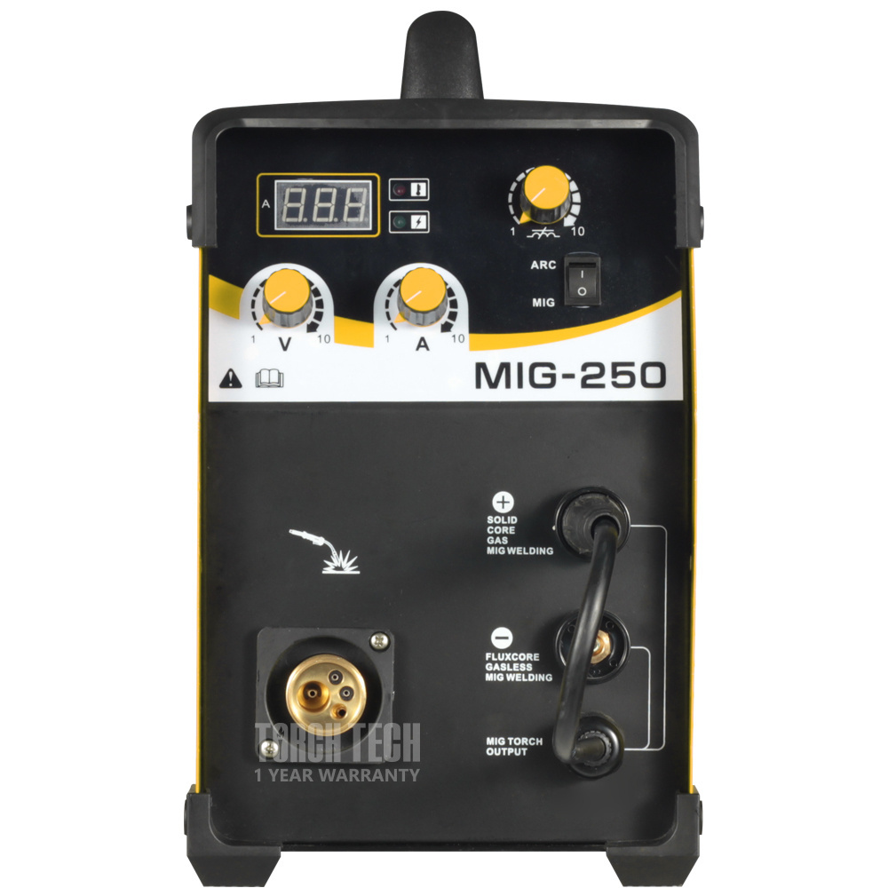 multiprocess 250 amp mag 3 en 1 microalambresin de gas maquina soldadora machine flux core gasless mig welders