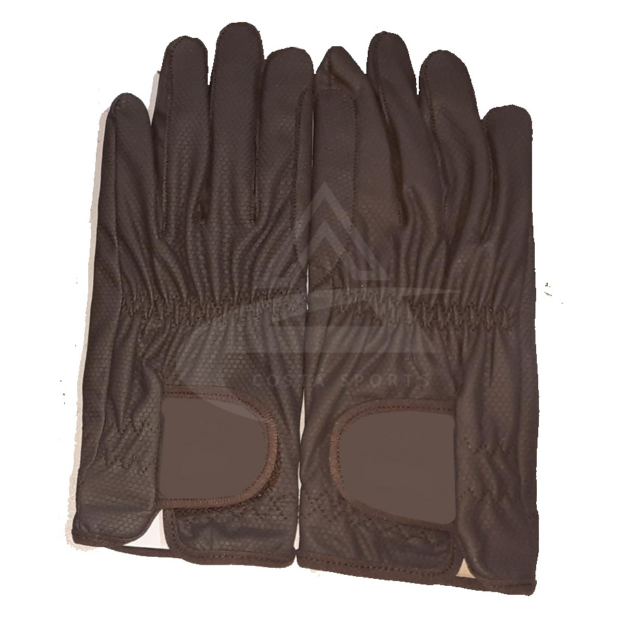 Top Trending Best Design Leather Material Horse Riding Gloves Equestrian Riding  Leather Gloves