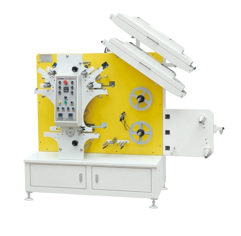 Flexographic printing machine for  cotton label paper label two colors front and one color back