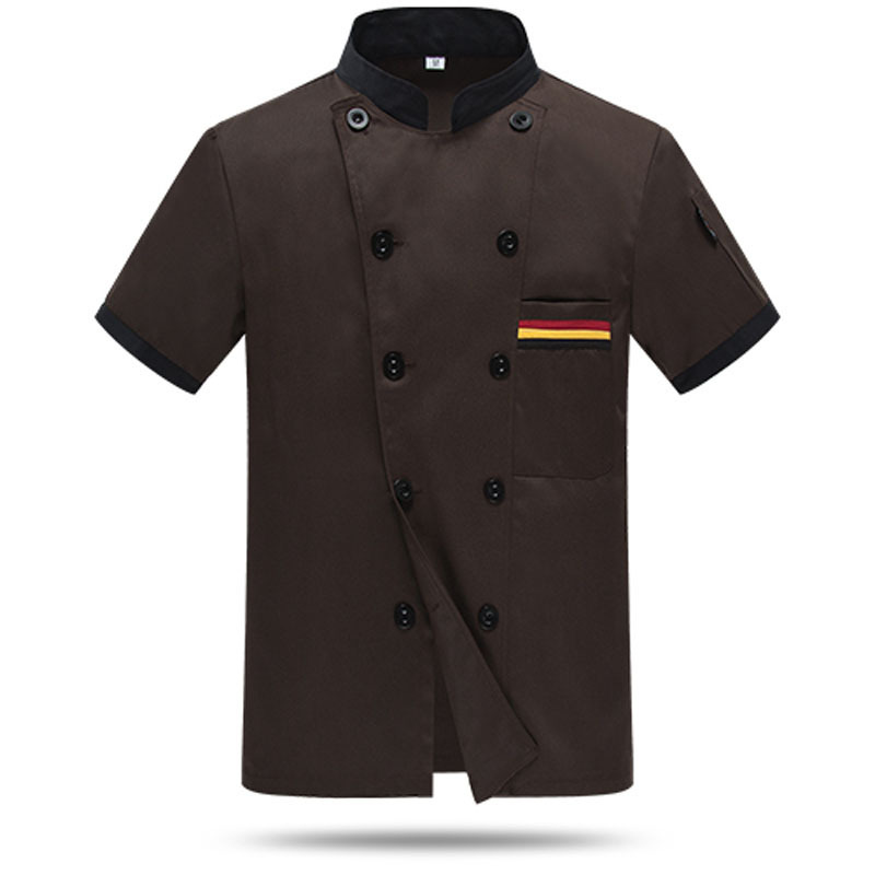 logo printing Professional Restaurant uniform designs Cook executive italian chef uniform