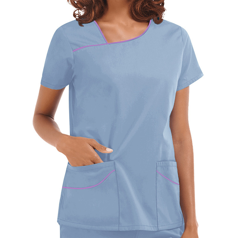 Short-Sleeved Hand-wash Clothing Female Skin Management Uniform Nurse-surgeon Elasticity Clothing Uniform