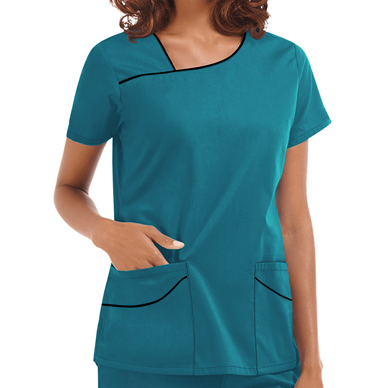 Short-Sleeved Hand-wash Clothing Female Skin Management Uniform Nurse-surgeon Elasticity Clothing Uniform