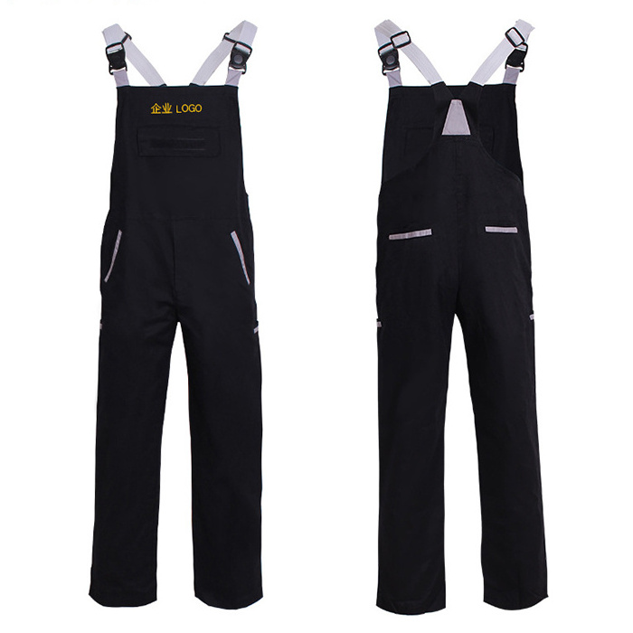 tooling jumpsuit men's wear-resistant auto machine repair engineering construction suspender working bib pants