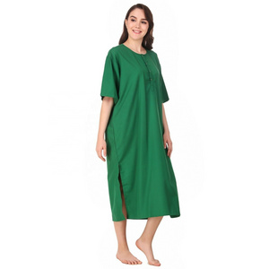 cotton comfortable Medical Uniforms Patient Green dress Gown