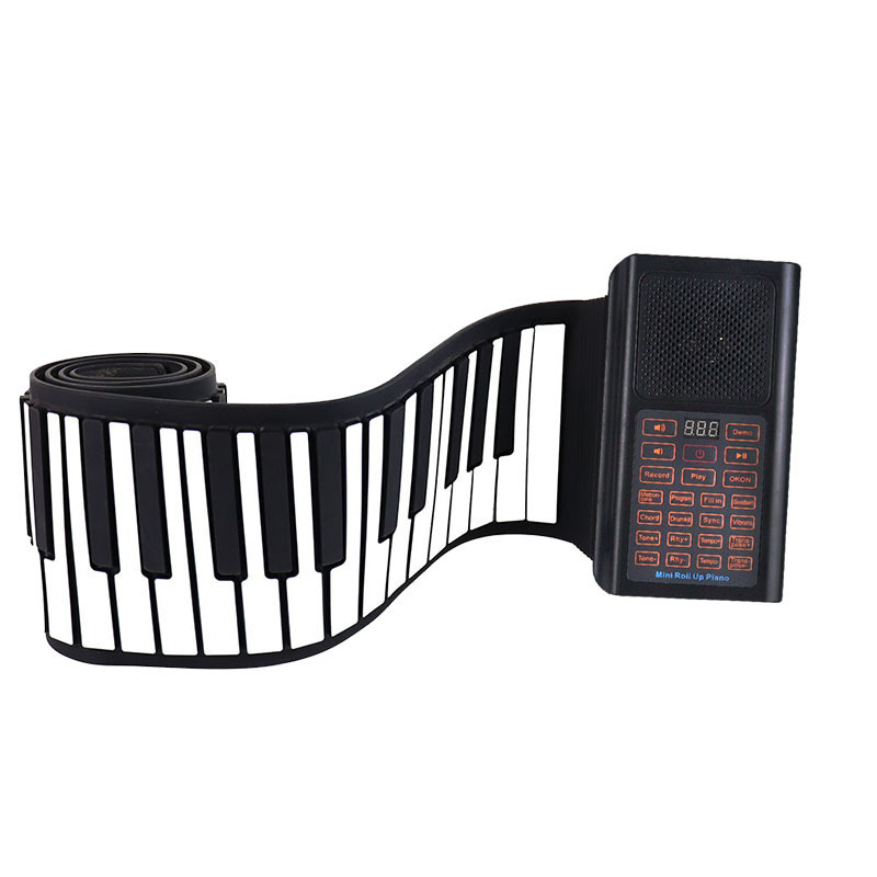 Portable Flexible Mini Usb Kids Toy 88 Keys Electronic Roll Up Piano Child Grand Piano