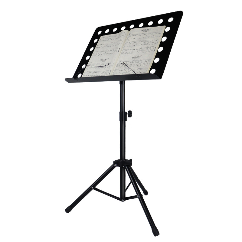 CT-103 Fashion Adjustable Black Music Stand Music Sheet Stand Speaker Stand