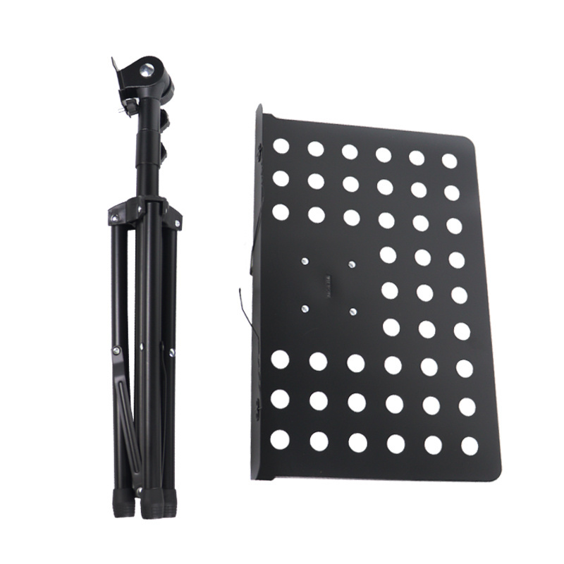 CT-103 Fashion Adjustable Black Music Stand Music Sheet Stand Speaker Stand