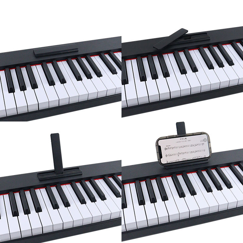 HQB1-88 Factory Custom OEM Luxury Black Portable Electronic Piano Key Board 88 Key Weighted Digital Piano