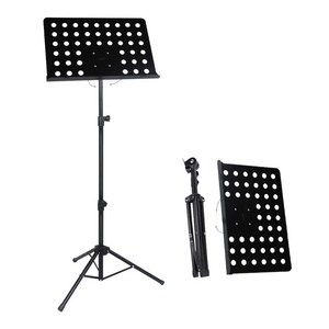 CT-103 Fashion Adjustable Black Music Stand Music Sheet Stand Speaker Stand