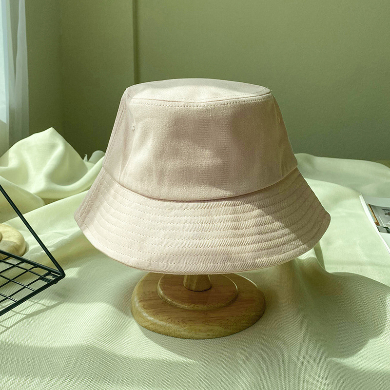 Wholesale women fashion custom embroidery logo cotton bucket hat