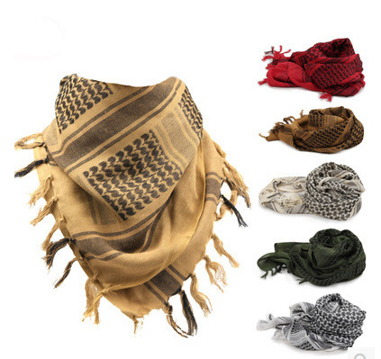 Dustproof men head scarf Arab hijab scarf shemagh tactical scarf