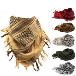 Dustproof men head scarf Arab hijab scarf shemagh tactical scarf