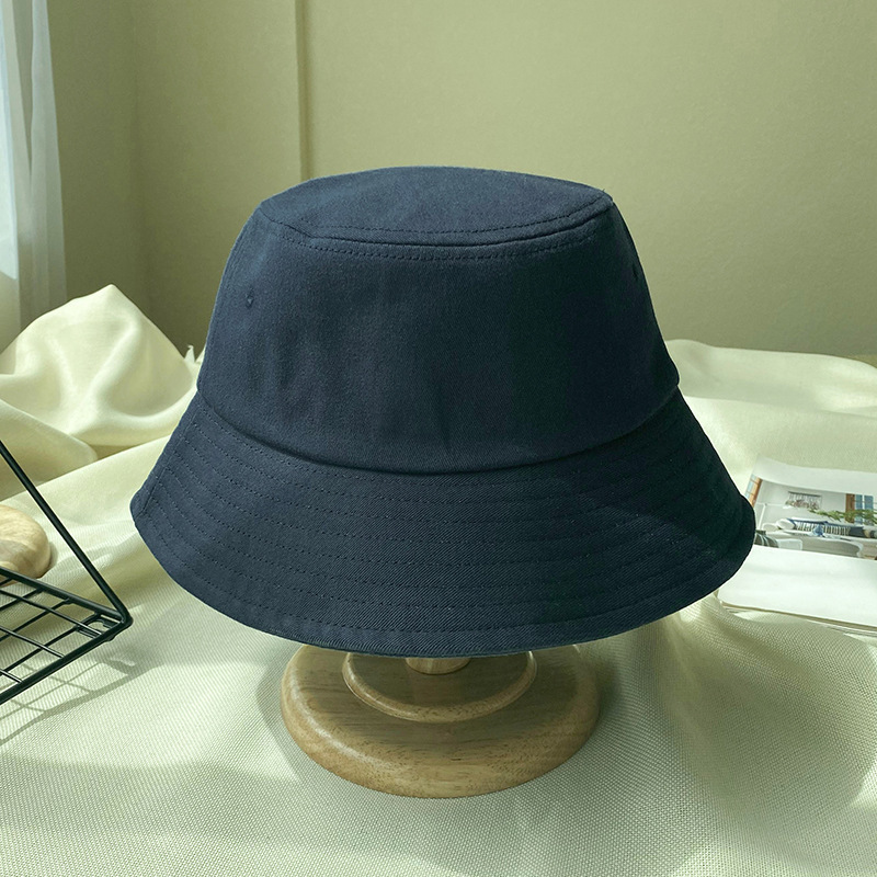 Wholesale women fashion custom embroidery logo cotton bucket hat